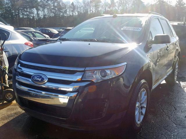 2FMDK3GC3DBB01109 - 2013 FORD EDGE SE BLACK photo 2