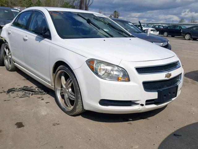 1G1ZB5EB3AF111013 - 2010 CHEVROLET MALIBU LS WHITE photo 1