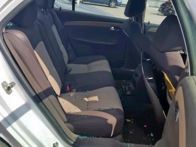 1G1ZB5EB3AF111013 - 2010 CHEVROLET MALIBU LS WHITE photo 6