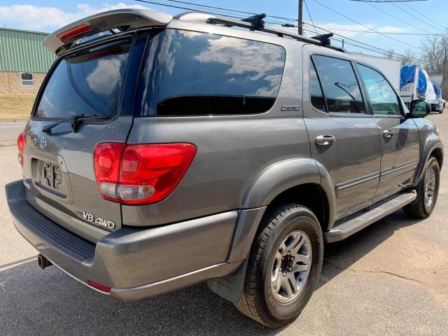 5TDBT48A65S255115 - 2005 TOYOTA SEQUOIA LI GRAY photo 3