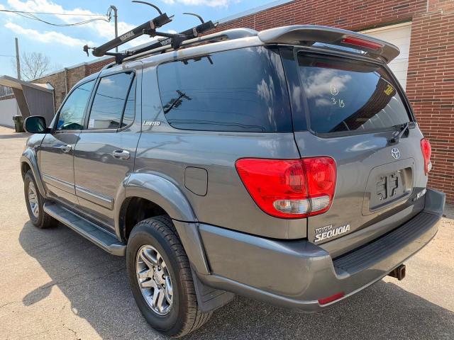 5TDBT48A65S255115 - 2005 TOYOTA SEQUOIA LI GRAY photo 4