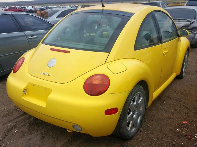 3VWDD21C82M429586 - 2002 VOLKSWAGEN NEW BEETLE ყვითელი ფოტო 4