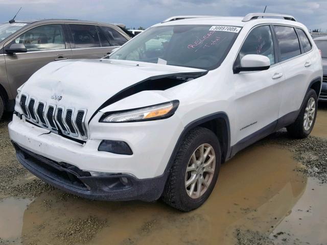 1C4PJMCB7FW709028 - 2015 JEEP CHEROKEE L WHITE photo 2