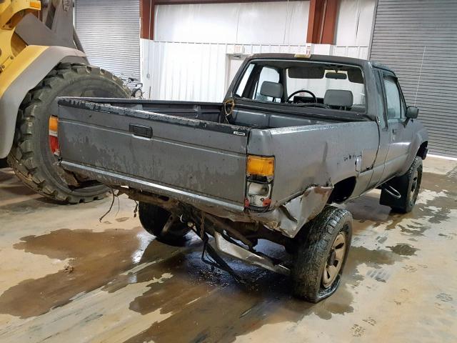 JT4RN67S2G0004211 - 1986 TOYOTA PICKUP XTR GRAY photo 4