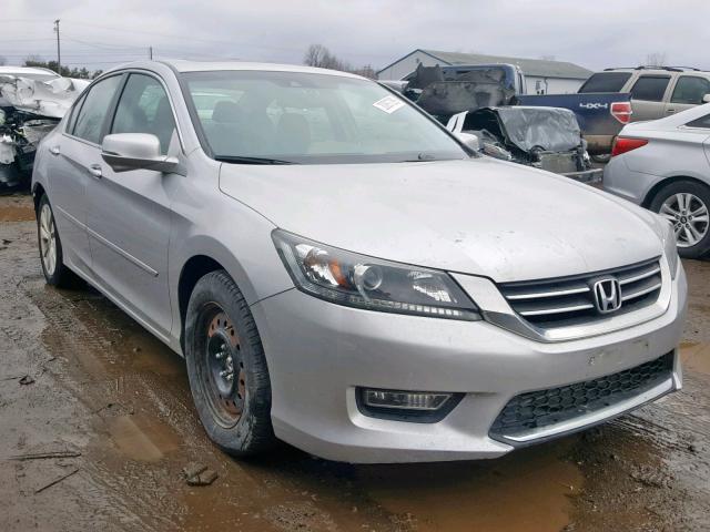 1HGCR2F82DA233763 - 2013 HONDA ACCORD EXL SILVER photo 1