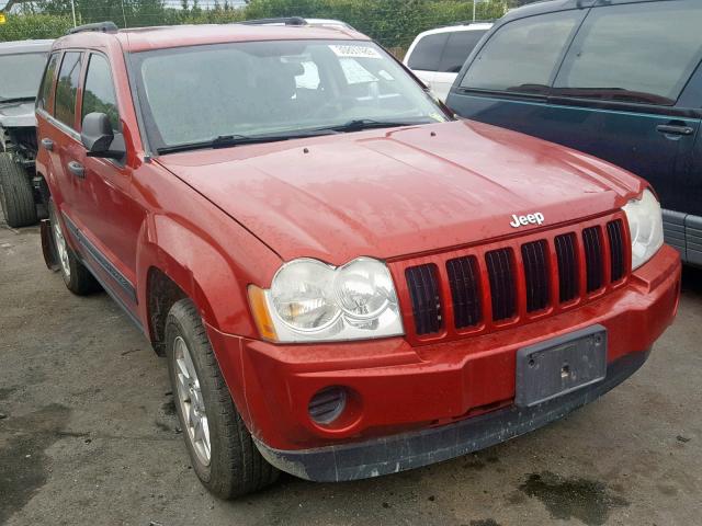 1J4GS48K66C178230 - 2006 JEEP GRAND CHER RED photo 1