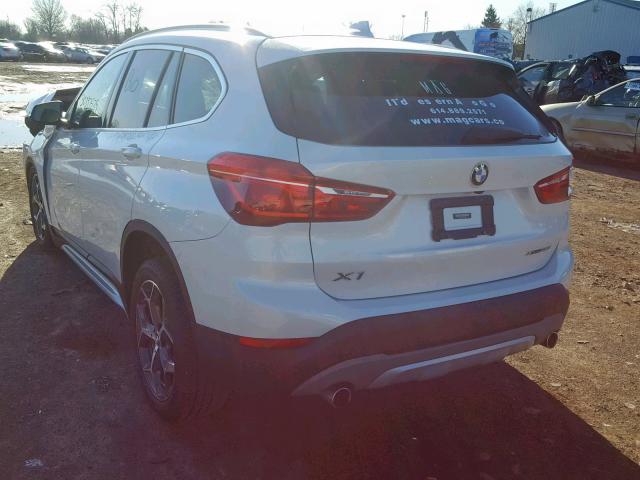 WBXHT3C36J3H32804 - 2018 BMW X1 XDRIVE2 WHITE photo 3