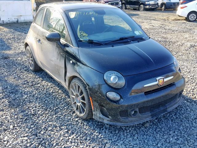 3C3CFFFH8FT750600 - 2015 FIAT 500 ABARTH BLACK photo 1