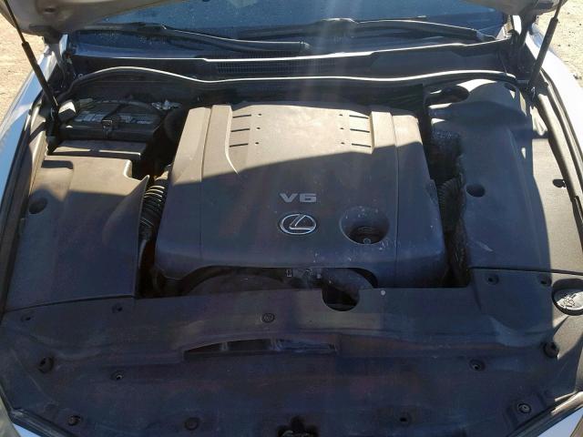 JTHCK262082019948 - 2008 LEXUS IS 250 SILVER photo 7