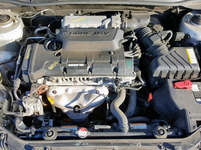 KNAFE122685501597 - 2008 KIA SPECTRA EX SILVER photo 7