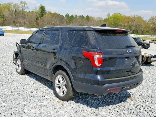 1FM5K8AR8HGC48958 - 2017 FORD EXPLORER P BLACK photo 3