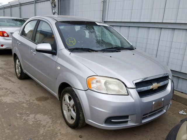 KL1TG56677B171528 - 2007 CHEVROLET AVEO LT SILVER photo 1