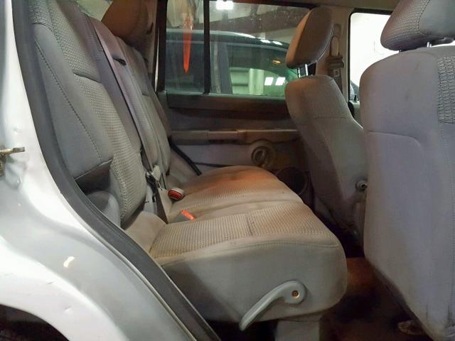 1J8HG48K86C354666 - 2006 JEEP COMMANDER SILVER photo 6