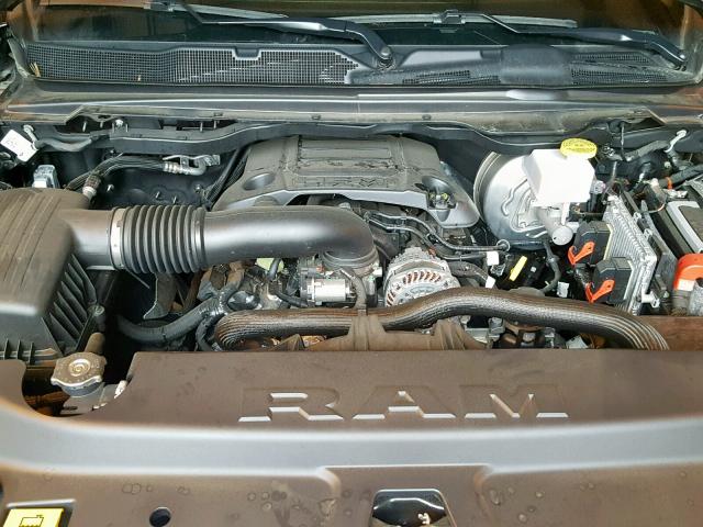 1C6SRFRT9KN553029 - 2019 RAM 1500 LARAM GRAY photo 7