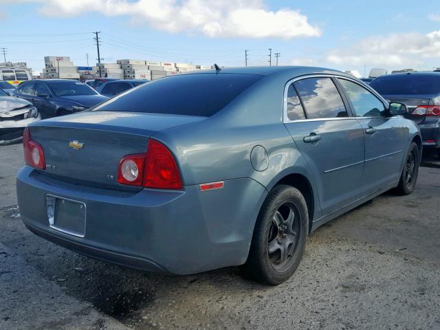 1G1ZG57N594247451 - 2009 CHEVROLET MALIBU LS GREEN photo 4
