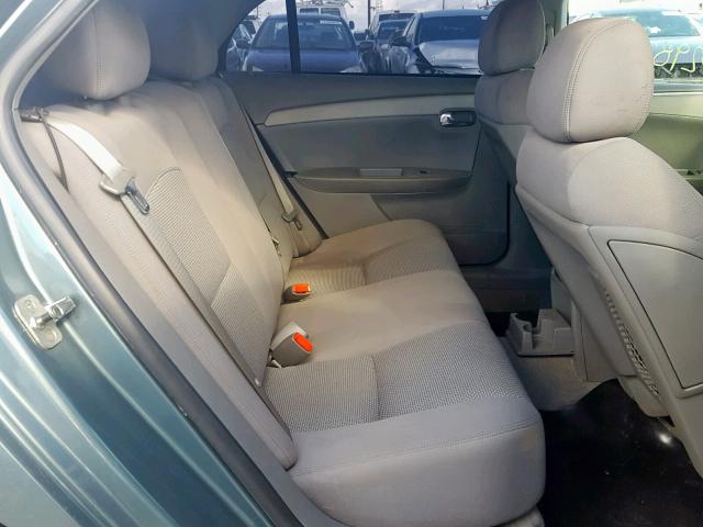 1G1ZG57N594247451 - 2009 CHEVROLET MALIBU LS GREEN photo 6
