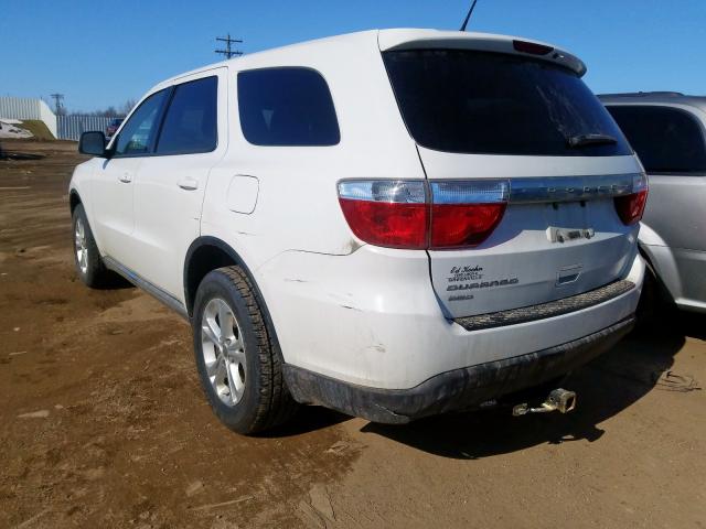 1C4RDJAG1DC693534 - 2013 DODGE DURANGO SXT  photo 3