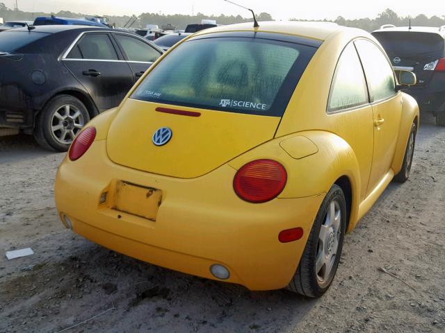 3VWCD21C4YM485495 - 2000 VOLKSWAGEN NEW BEETLE Sarı foto 4