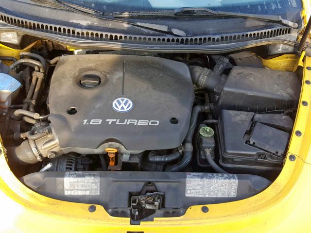 3VWCD21C4YM485495 - 2000 VOLKSWAGEN NEW BEETLE Sarı foto 7