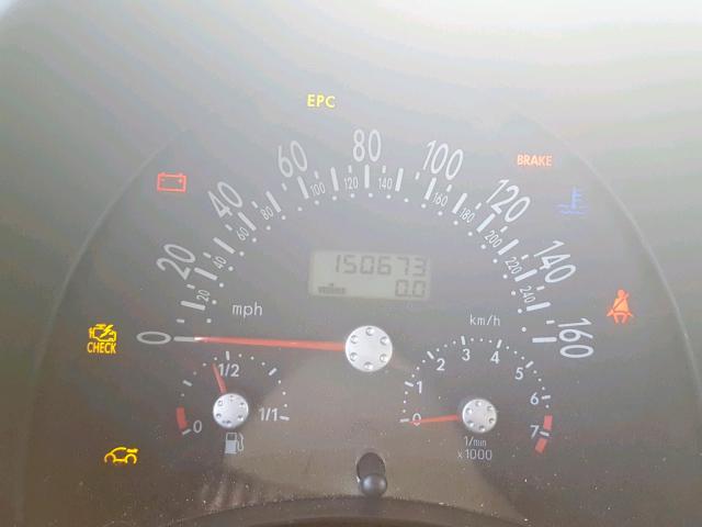 3VWCD21C4YM485495 - 2000 VOLKSWAGEN NEW BEETLE Sarı foto 8