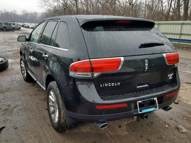 2LMDJ8JK2FBL33045 - 2015 LINCOLN MKX BLACK photo 3