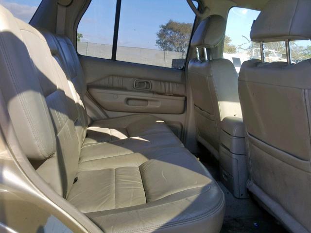 JNRDR09Y12W262562 - 2002 INFINITI QX4 GOLD photo 6