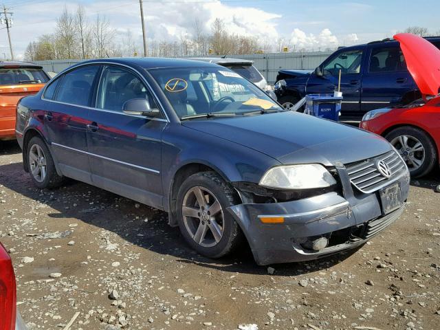 WVWRH63BX4P203376 - 2004 VOLKSWAGEN PASSAT GLX BLUE photo 1