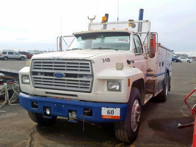 1FDXK74A7LVA43127 - 1990 FORD F700 F WHITE photo 2