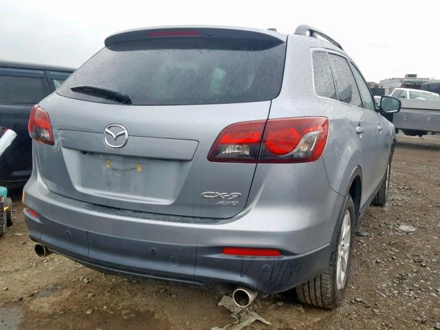 JM3TB3CV5D0405591 - 2013 MAZDA CX-9 TOURI SILVER photo 4