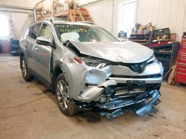 JTMDFREV4JD238615 - 2018 TOYOTA RAV4 LIMIT SILVER photo 1