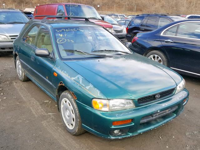 JF1GF435XWH807430 - 1998 SUBARU IMPREZA L GREEN photo 1