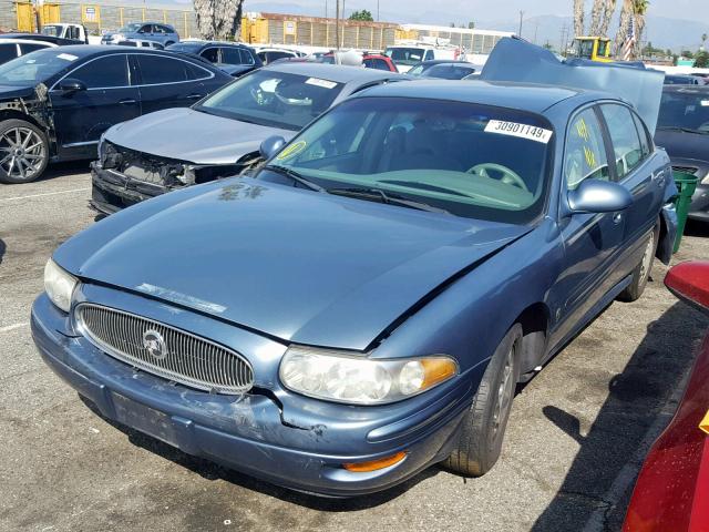 1G4HP54K92U249153 - 2002 BUICK LESABRE CU BLUE photo 2