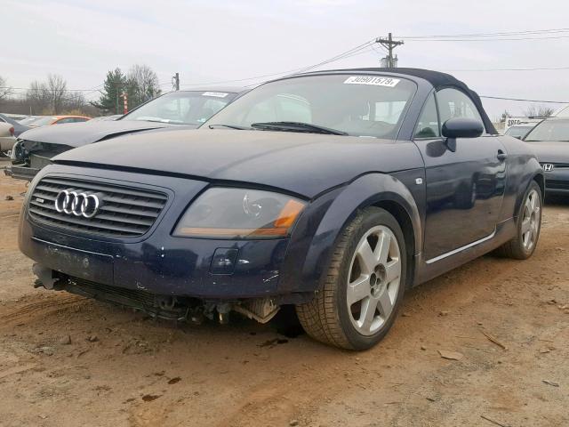 TRUUT28N821039930 - 2002 AUDI TT QUATTRO BLUE photo 2