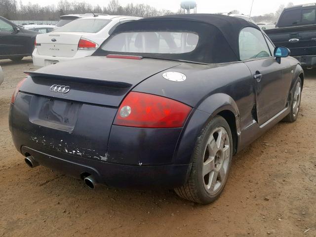 TRUUT28N821039930 - 2002 AUDI TT QUATTRO BLUE photo 4