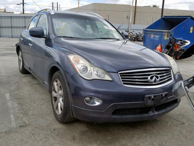 JN1AJ0HP8AM703085 - 2010 INFINITI EX35 BASE BLUE photo 1