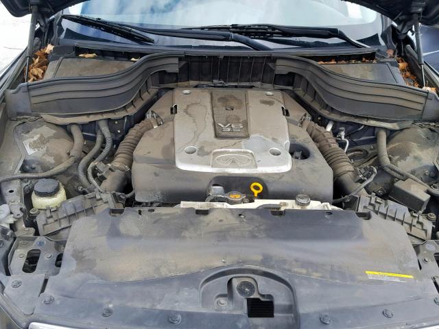 JN1AJ0HP8AM703085 - 2010 INFINITI EX35 BASE BLUE photo 7