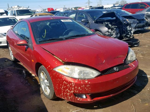 1ZWFT61L325623706 - 2002 MERCURY COUGAR V6 RED photo 1