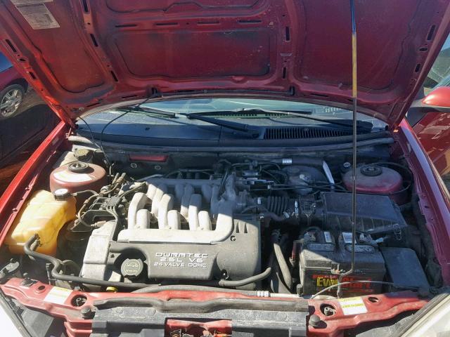 1ZWFT61L325623706 - 2002 MERCURY COUGAR V6 RED photo 7