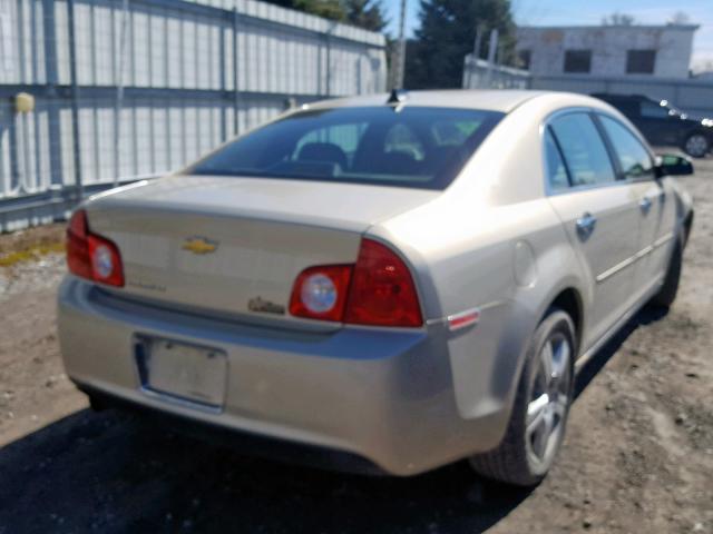 1G1ZC5E04CF187919 - 2012 CHEVROLET MALIBU 1LT ოქროსფერი ფოტო 4