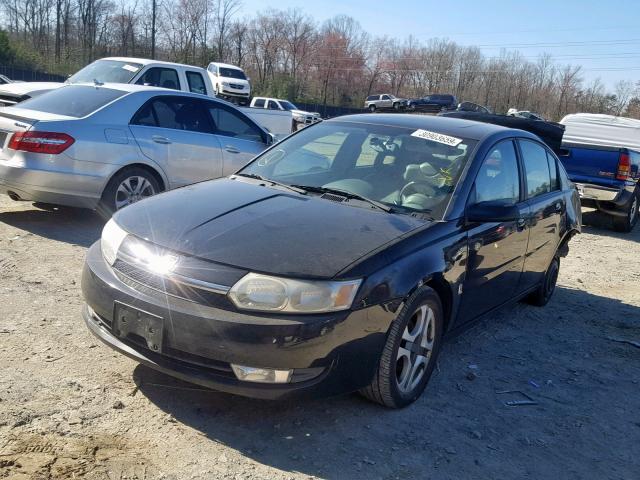 1G8AL52F53Z165501 - 2003 SATURN ION LEVEL BLACK photo 2