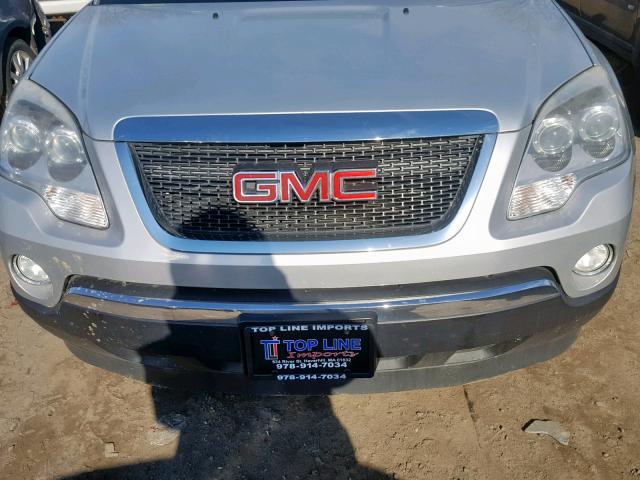 1GKLVLED8AJ111181 - 2010 GMC ACADIA SLE SILVER photo 9