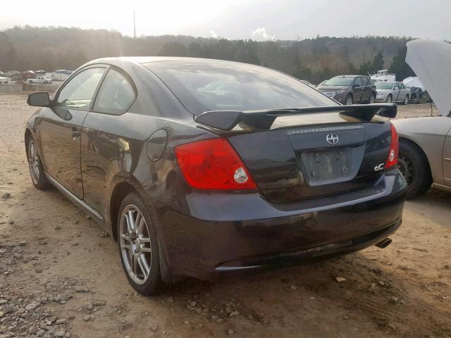 JTKDE177660070535 - 2006 TOYOTA SCION TC შავი ფოტო 3