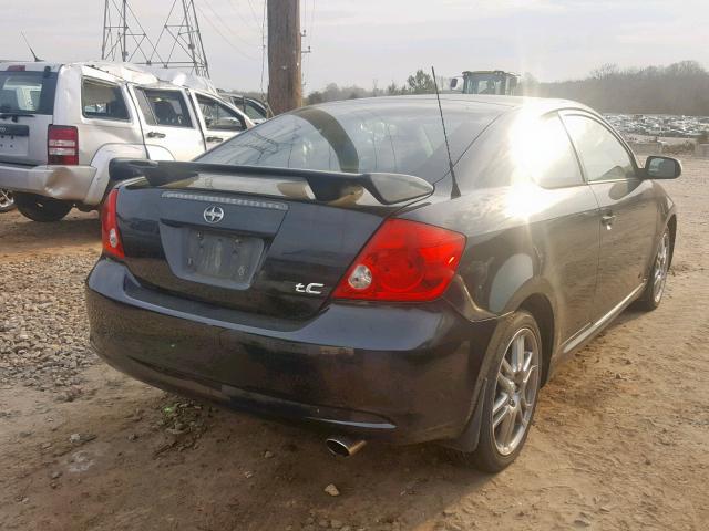JTKDE177660070535 - 2006 TOYOTA SCION TC შავი ფოტო 4
