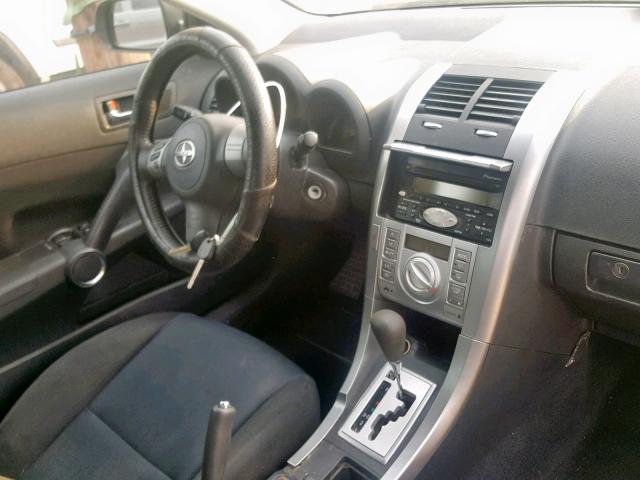 JTKDE177660070535 - 2006 TOYOTA SCION TC შავი ფოტო 9
