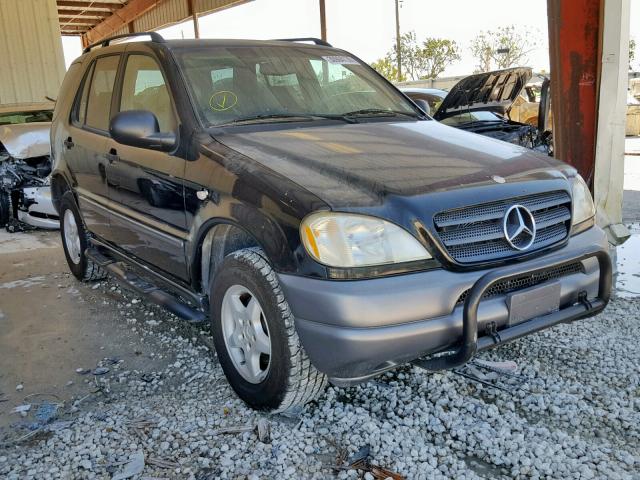 4JGAB54E9WA013183 - 1998 MERCEDES-BENZ ML 320 BLACK photo 1