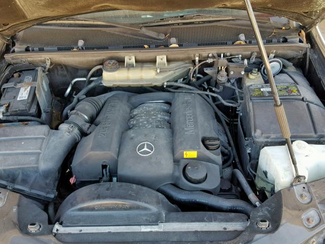 4JGAB54E9WA013183 - 1998 MERCEDES-BENZ ML 320 BLACK photo 7