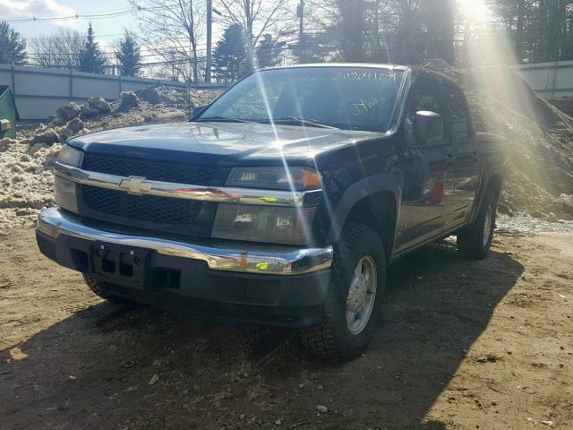 1GCDT138168254343 - 2006 CHEVROLET COLORADO BLACK photo 2