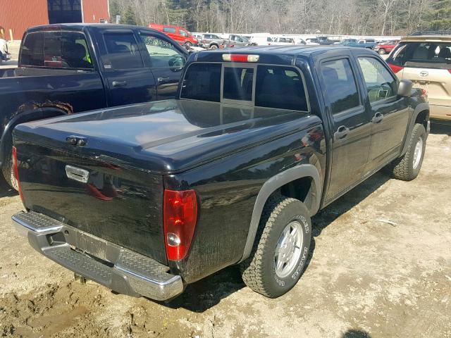 1GCDT138168254343 - 2006 CHEVROLET COLORADO BLACK photo 4