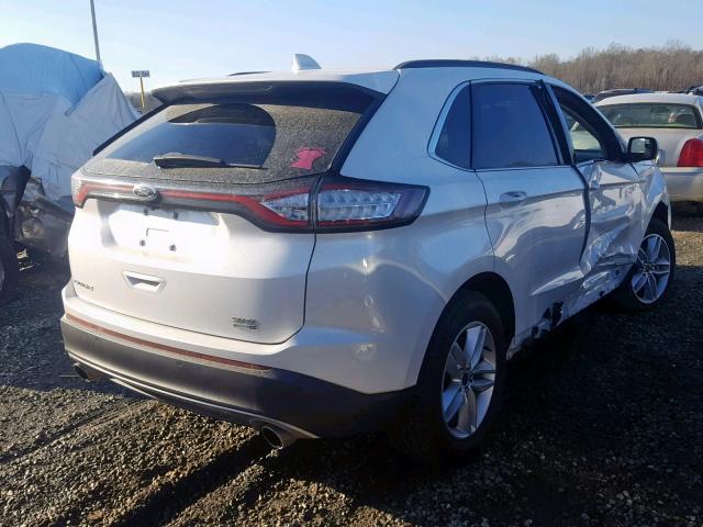 2FMPK4J9XJBB48147 - 2018 FORD EDGE SEL WHITE photo 4