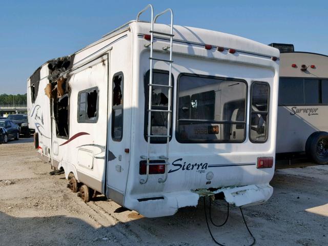 4X4FSEB291A025047 - 2001 WILDWOOD SIERRA WHITE photo 3